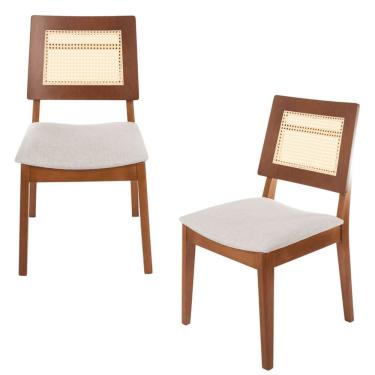 Imagem de Cadeiras Para Mesa De Jantar Rústica - Nórdica - Sheldon Móveis