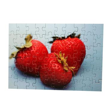 Imagem de Kit 4 Quebra-cabeças 40 Peças Frutas Cognitivo Educativo