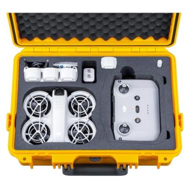 Imagem de Lykus Capa Rígida À Prova D'Água Titan N110 Para Dji Neo Combo, Rc-N3/Dji Rc 2, Suporta Até 7 Baterias [Somente Capa]