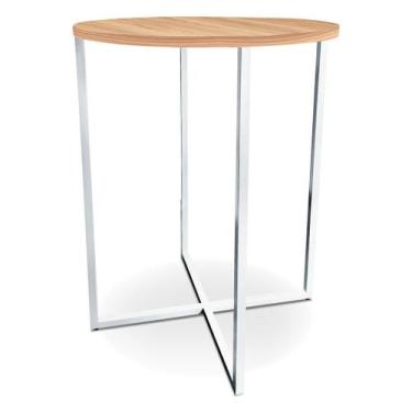 Imagem de Mesa De Canto Alta Gana - Branca/Jade - Genus Móveis, Branco