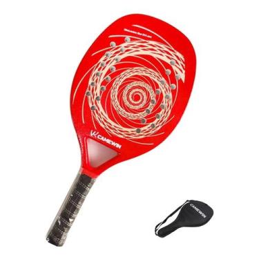 Imagem de Raquete de Beach Tennis Carbono Importada  - Capa protetora GRÁTIS - C