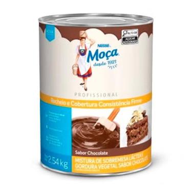 Imagem de Recheio Cobertura Chocolate Docinhos Nestlé Lata 2,54kg Doces Bolos tr