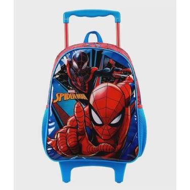 Imagem de Mochila Escolar Spider-Man Xeryus Com Rodinhas Homem Aranha