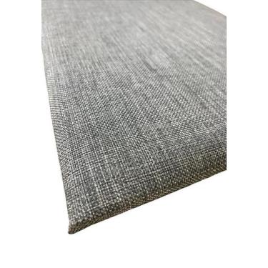 Imagem de Bloco Estofado Adesivo Não é Segredo Linho Cinza 40L x 30A
