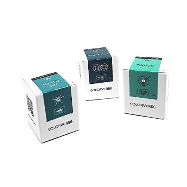 Imagem de Colorverse Ink – The Mini Collection – Pacote com 3 – Pacote de tinta para caneta-tinteiro de 5 ml – fóton nº 23, mapa 63 de Marte e estrela da manhã nº 11