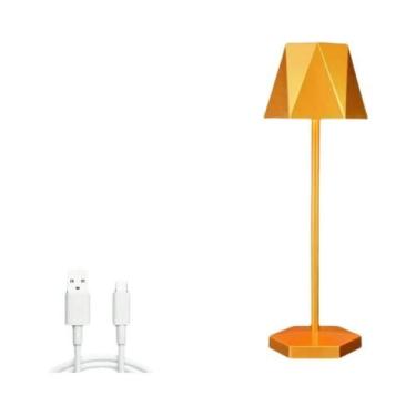 Imagem de Candeeiro De Mesa LED Regulável Sem Fio USB Recarregável Toque Luz Not