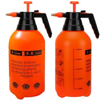 Imagem de MRPAPA Pulverizador De Bomba De Jardim De 3000 Ml, Pacote Com 2 Garrafas De Spray De Água De Pressão Portátil Com Bico De Latão Ajustável, Pulverizador De Bomba Manual Para Plantas E Outras Soluções