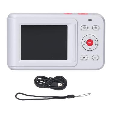 Imagem de Câmera digital 72mp 2.5k Vídeo Dual Câmera Compact 16x Câmera de selfie automática Zoom para reuniões de viagens Graduação (Prata)