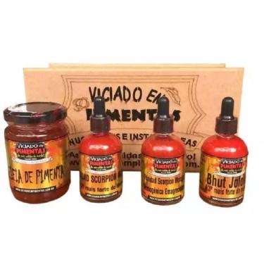 Imagem de Molhos de Pimentas Nucleares Kit Iniciantes - VICIADO EM PIMENTAS