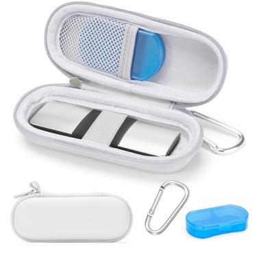 Imagem de Capa para monitor de eletrocardiograma pessoal KardiaMobile 1L/6L, estojo rígido de transporte para monitor cardíaco AliveCor Kardia ECG/ECG, bolsa organizadora de armazenamento portátil para monitor