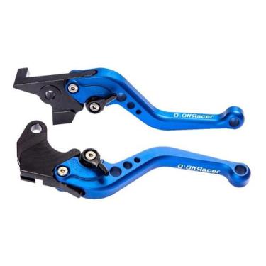 Imagem de Par Manete Esportivo Curto Honda CB 500 99 A 2004 - Off Racer, Azul
