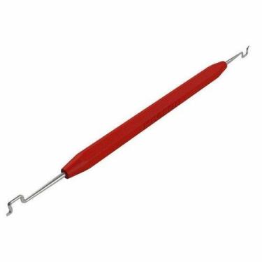 Imagem de Aplicador Duplo De Elástico Haste Plástica Vermelho - Morelli
