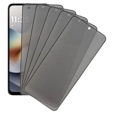 Imagem de 5x Pelicula Privacidade Curva 3d 5d 9d Para Moto G56 - Mustangshop