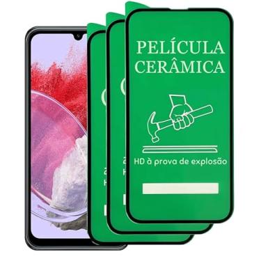 Imagem de Kit 3 Peliculas Cerâmica Para Galaxy M34 Compatível Samsung Resistente Anti Impacto