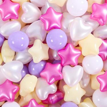 Imagem de Ball Pit Balls STARBOLO Star 100 unidades para crianças pequenas com barraca