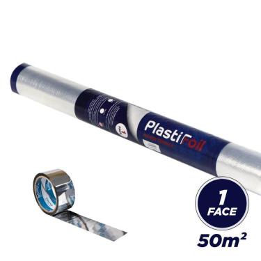 Imagem de Manta Termica 1 Face 50M²  Rafia + Fita