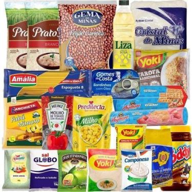 Imagem de Cesta Básica Produtos De Qualidade Doação Social 20 Itens - Higipack