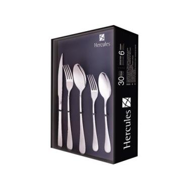 Imagem de Faqueiro Hércules Inox 30 Peças Eclipse - 1505-030CP, Inox