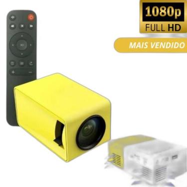 Imagem de Projetor De Imagens Hd Mini Leve Compacto 600Lm Portatil - AL