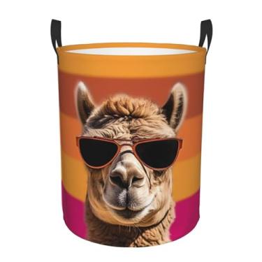 Imagem de Camel para usar óculos de sol, cesta de lavanderia, dobrável, impermeável, cesto de armazenamento de roupas com alças, pano Oxford, organizador de brinquedos, cesta para banheiro, lavanderia, quarto