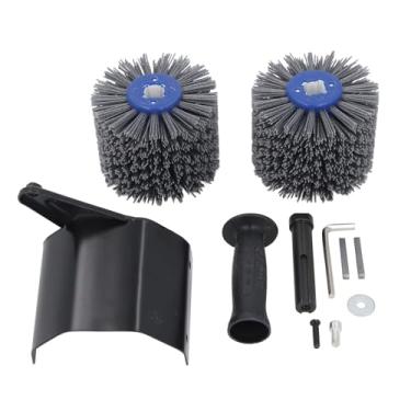 Imagem de Escova de Rebolo ZAWELIYO, Acessório de Máquina de Polimento de Polimento M10 80 Grit Fio Acessório de Esmeril Angular de Roda de Trefilação para Rebolo de Aço Inoxidável