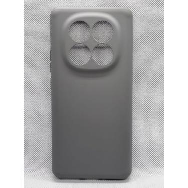 Imagem de Capa Silicone Aveludada para Poco X7 (Cinza-escuro)