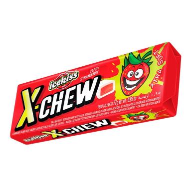 Imagem de Bala Mastigável IceKiss X-Chew Xtra Soft Zippy Strawberry 27g