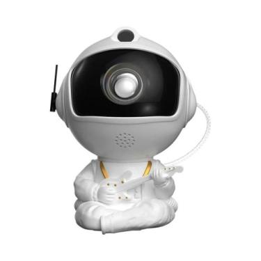 Imagem de Astronauta Galáxia Estrela Projetor Luz Nebulosa Led Lâmpada Da Noite 