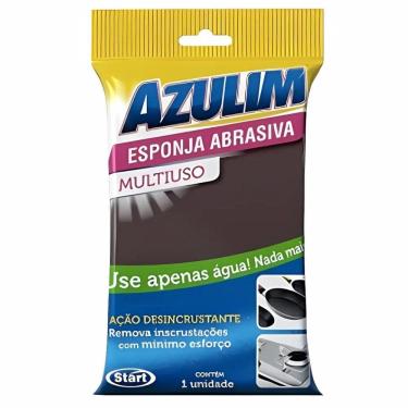 Imagem de Esponja Abrasiva Para Limpeza Pesada Azulim Start