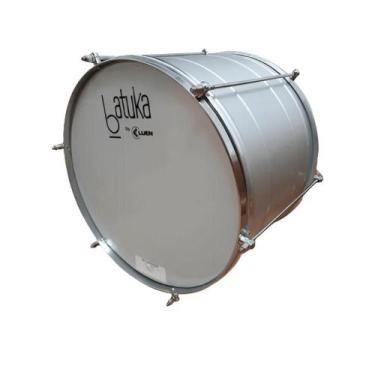 Imagem de Surdo 30x14 luen alumisteel aro bola crom pele leitosa 06 afin - batuk
