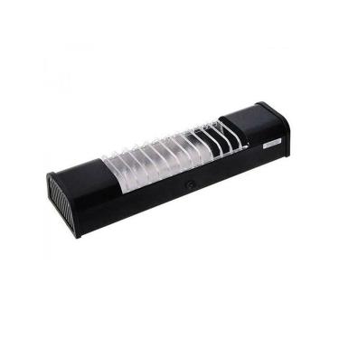 Imagem de Luminária Compacta Para 2 Lâmpadas E27 Preta Taschibra