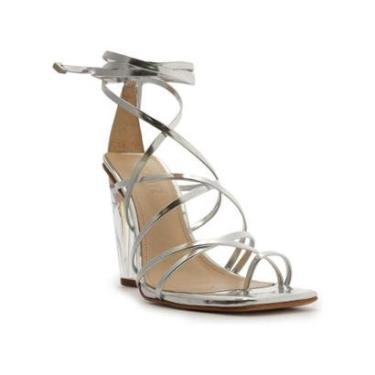 Imagem de Sandalia Schutz Salto Prateado-Feminino