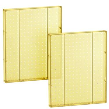 Imagem de Azar 771620-ALM Pegboard painel de parede de um lado, 771620-YEL, Amarelo