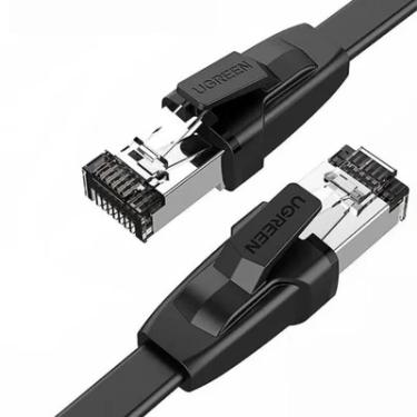 Imagem de Cabo De Rede Categoria 8 Flat 1m 2000mhz 40gbps Blindado