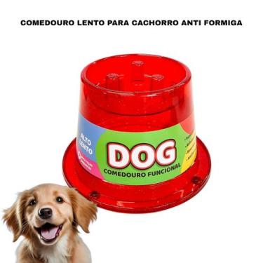Imagem de Comedor para Cães Interativo Lento Anti Engasgo Pote de Ração Pet - Pe