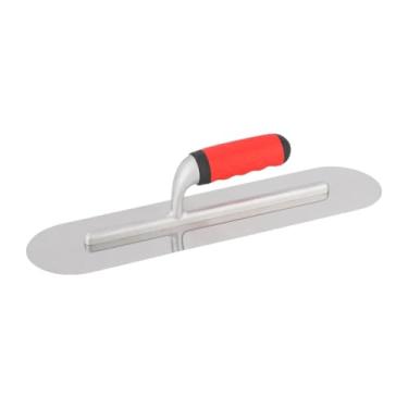 Imagem de Ｂｅｓｇａ Desempenadeira com Cantos Arredondados, Desempenadeira de aço Inoxidável, aço Inoxidável para Trabalhos de Ladrilho, Profissional, Versátil, Cabo Embo, 40cmx10cm, Tamanho real