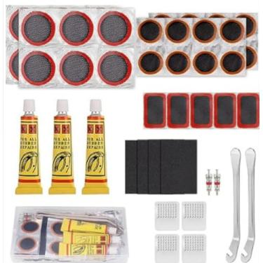 Imagem de Castrap Kit Completo De Reparo De Punção De Pneu De Bicicleta, Remendo Frio Sem Cola Alavancas De Pneu E Ferramentas Para Fixação Fácil De Tubos (27)