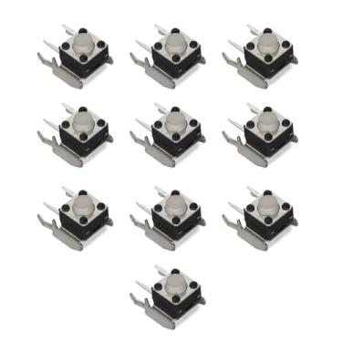 Imagem de Ruimou 10 peças (LB/RB) Interruptor de botão de ombro compatível com XBox One Series X S compatível com XBox360 compatível com controles Elite Series 1 e 2 LB/RB