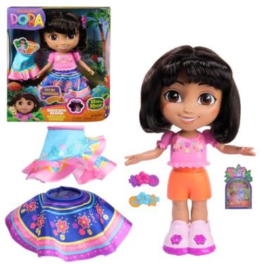 Imagem de SUNNY, Dora Aventureira, Boneca Dora Dançarina, Com Saia Giratória e Sons