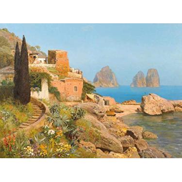 Imagem de Pequena Marina (1925) de Alois Arnegger - 60x81 - Tela Canvas Para Quadro