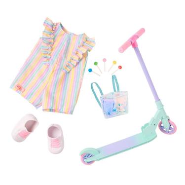 Imagem de Conjunto de Roupa Our Generation com Scooter