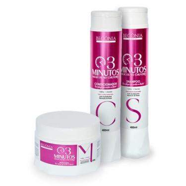 Imagem de Kit 3 Minutos Mágicos Begônia Cosméticos - Begônia Gold