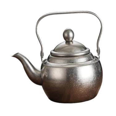 Imagem de Generic Bule de aço inoxidável para água fervente, chaleira portátil com filtro, chaleira para sala de chá, 1l