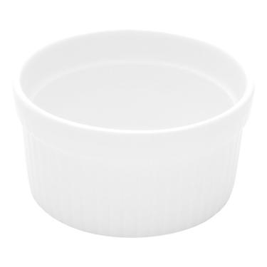 Imagem de Ramequim Clássico De Porcelana Branco Para Servir 10X5Cm -Wp