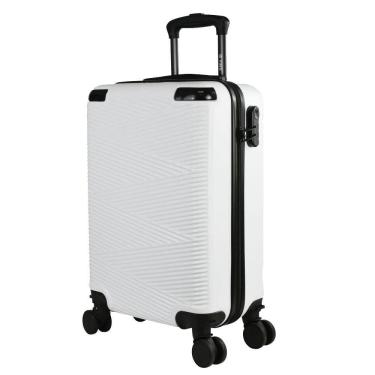 Imagem de Mala De Viagem Bordo Zig Zag Em Abs Rodas 360 Cad Embutido