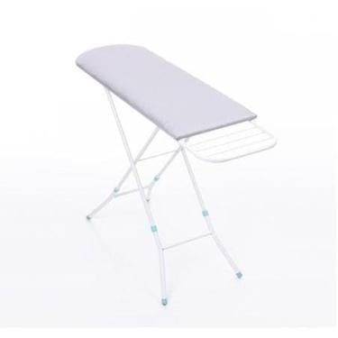 Imagem de Tabua de Passar Roupa Com Suporte para Ferro Tecido Termico Mesa Passadeira