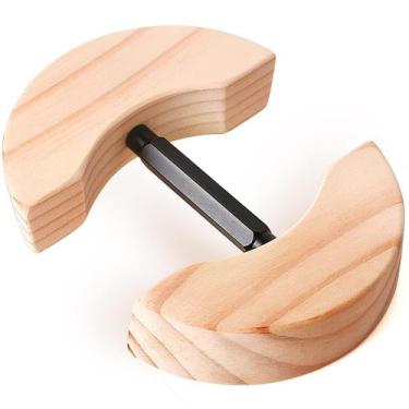 Imagem de Hat Stretcher SPVIOQI Cowboy Fitted Chapéus tamanho 7-8 3/8 de madeira