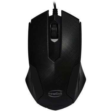 Imagem de Mouse Optico USB 1000DPI GRID Cabo 1.5M - Newex