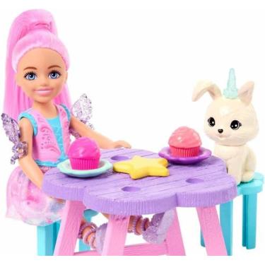 Imagem de Boneca Barbie Magic Touch Conjunto De Jogos Chelsea E Pegasus Mattel