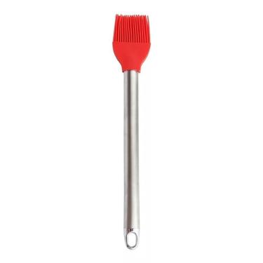 Imagem de Pincel culinário inox silicone utensílio 25cm